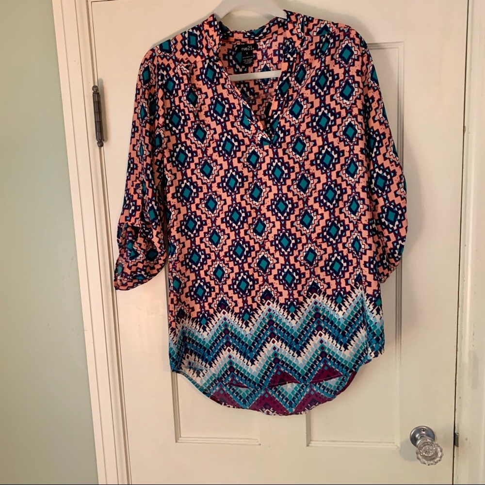 Patterned tunic
